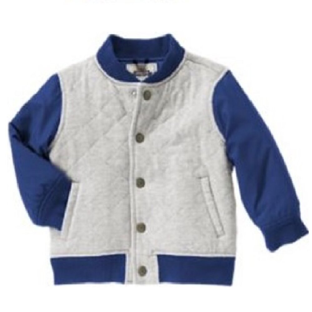 NWT Gymboree Sunny Sports Quilted Varsity Jacket